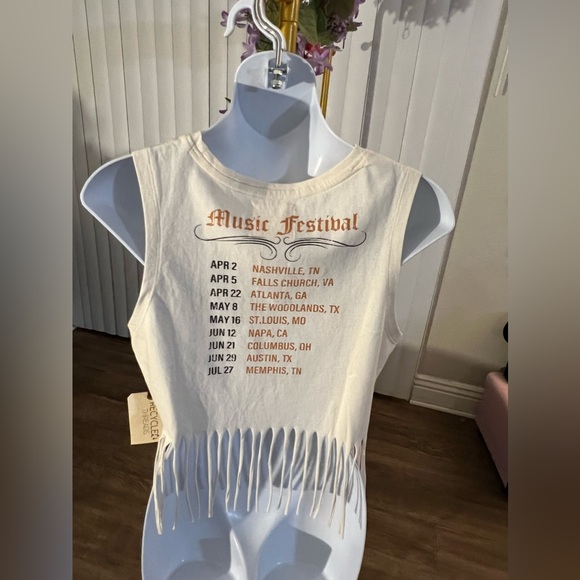 💕NWT💕 Recycled Threads, Nashville Music Festival Top, Large - Picture 9 of 9
